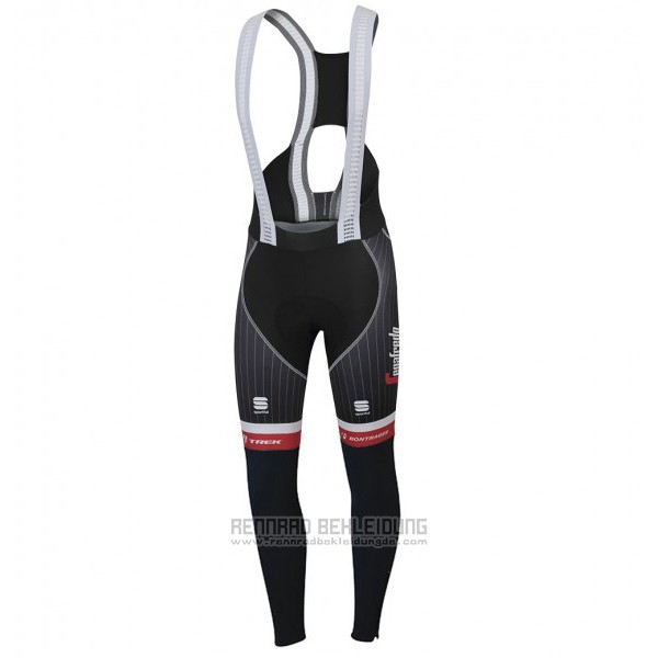 2017 Fahrradbekleidung Trek Segafredo Wei Trikot Langarm und Tragerhose